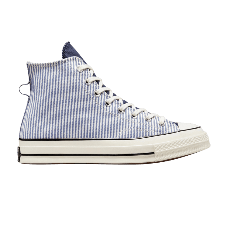 Converse Chuck Taylor All Star 70 Hi Hickory Stripe Washed Indigo