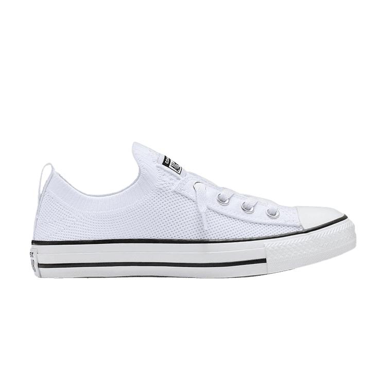 Converse Chuck Taylor All Star Shoreline Knit Slip-On White Black (Women's)