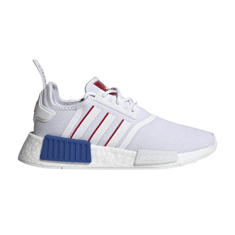 (GS) adidas NMD_R1 'White Royal Blue'