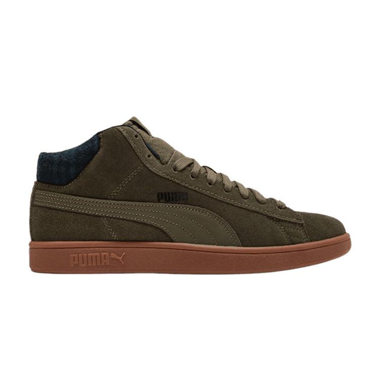 PUMA Smash v2 Mid WTR 'Plaid - Grape Leaf'