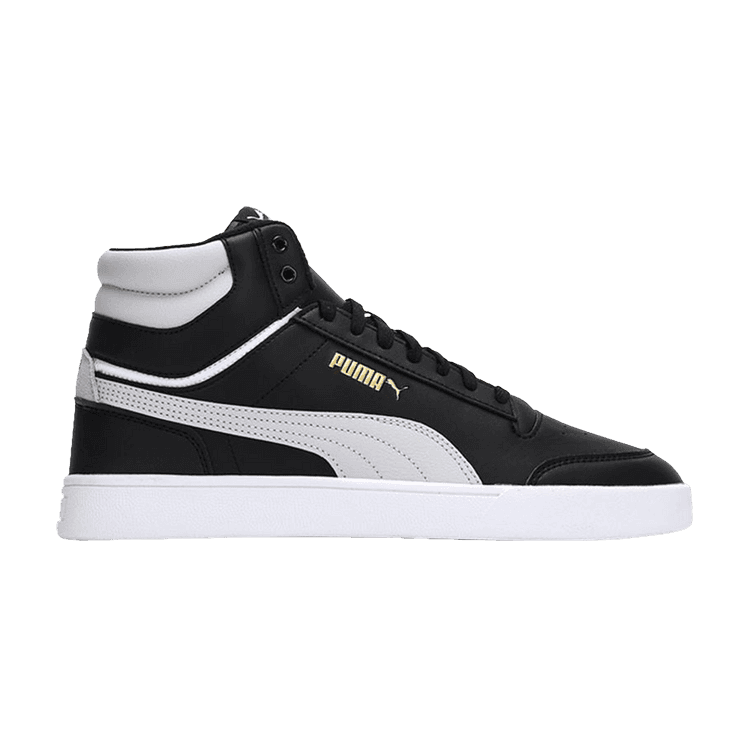 PUMA Shuffle Mid WTR 'Black White Team Gold'