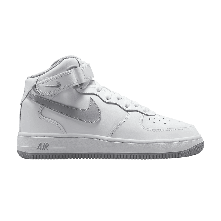 Nike Air Force 1 Mid LE White Wolf Grey (GS)