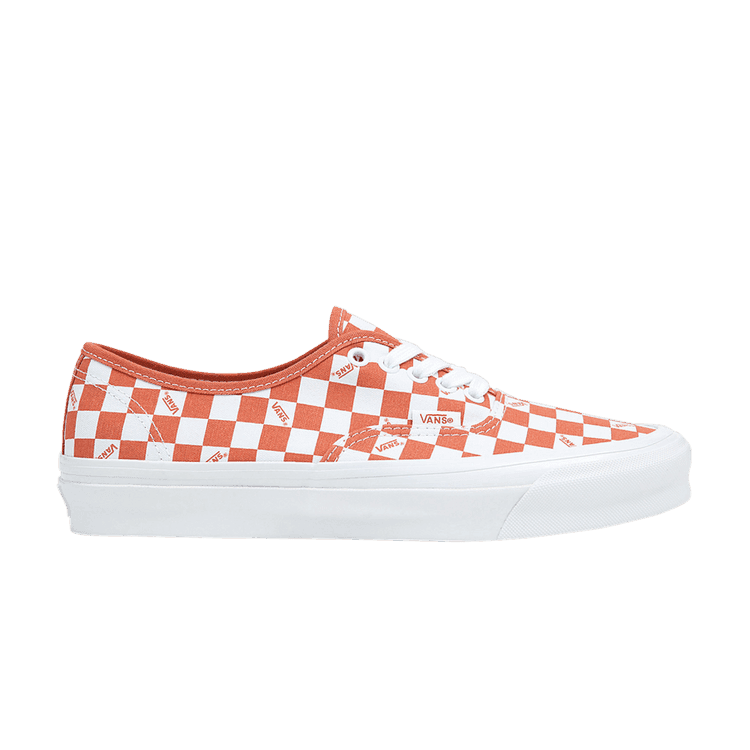 Vans Vault OG Authentic LX Checkerboard Mecca Orange