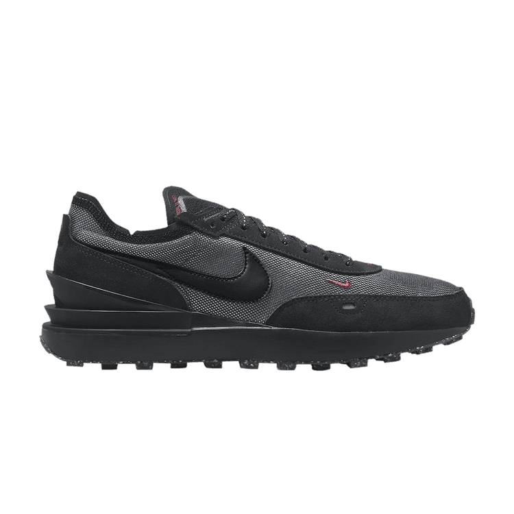 Nike Waffle One Black Grey Reflective