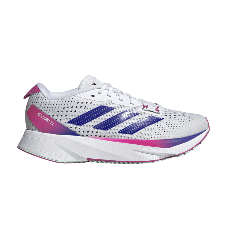 (GS) adidas Adizero SL J 'White Lucid Blue Fuchsia'