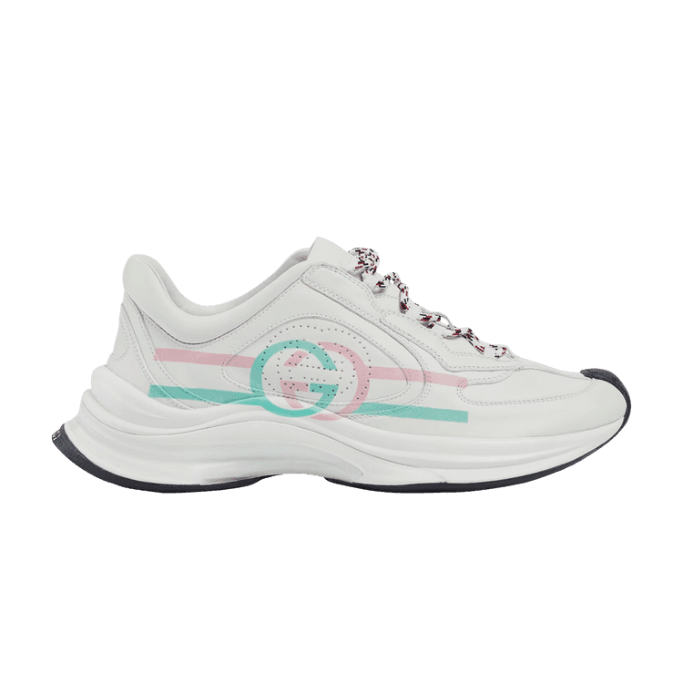 Gucci Run Sneaker 'White Pink Turquoise' (Women's)