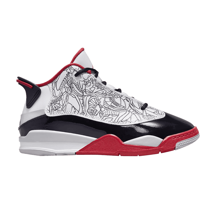 Jordan Dub Zero White Varsity Red (2022) (PS)
