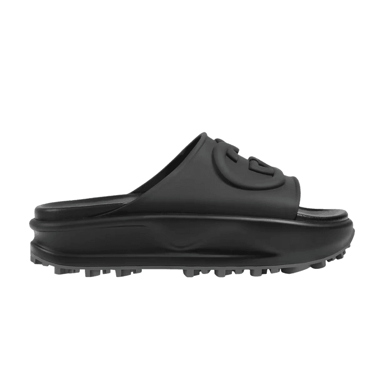 Gucci Slide Sandal 'Interlocking G - Black' (Women's)