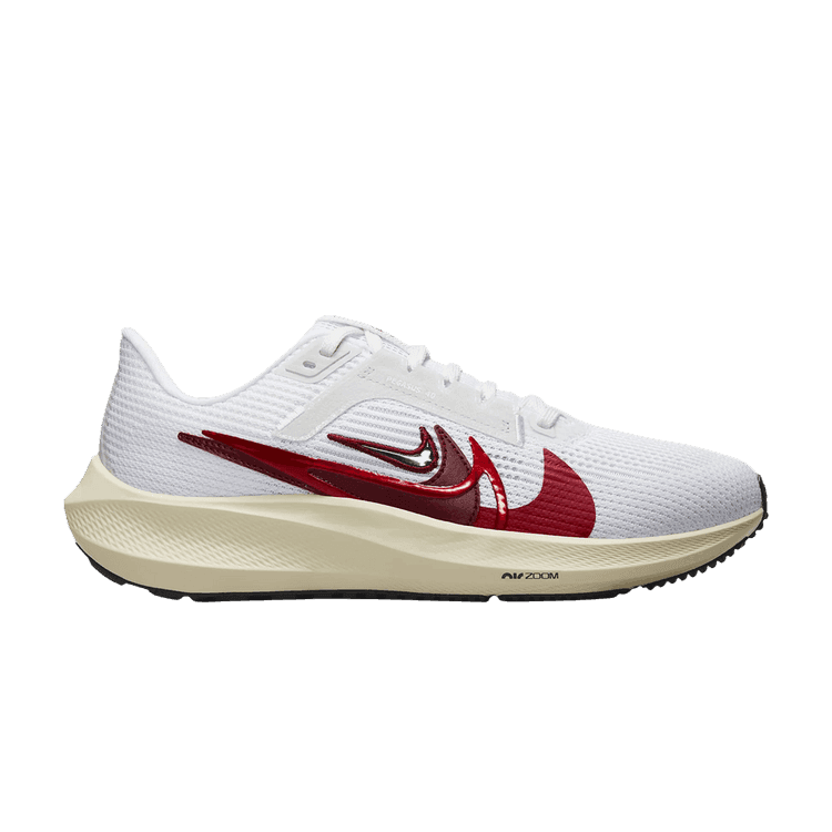 Nike Pegasus 40 Premum White Team Red (Women's)