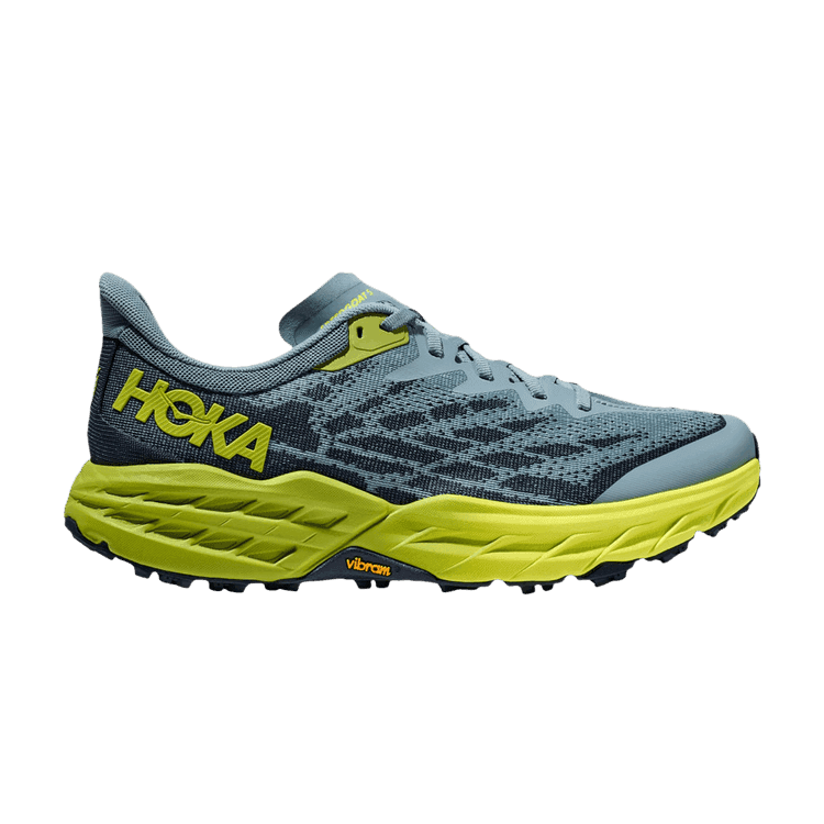 Hoka One One Speedgoat 5 Stone Blue Dark Citron