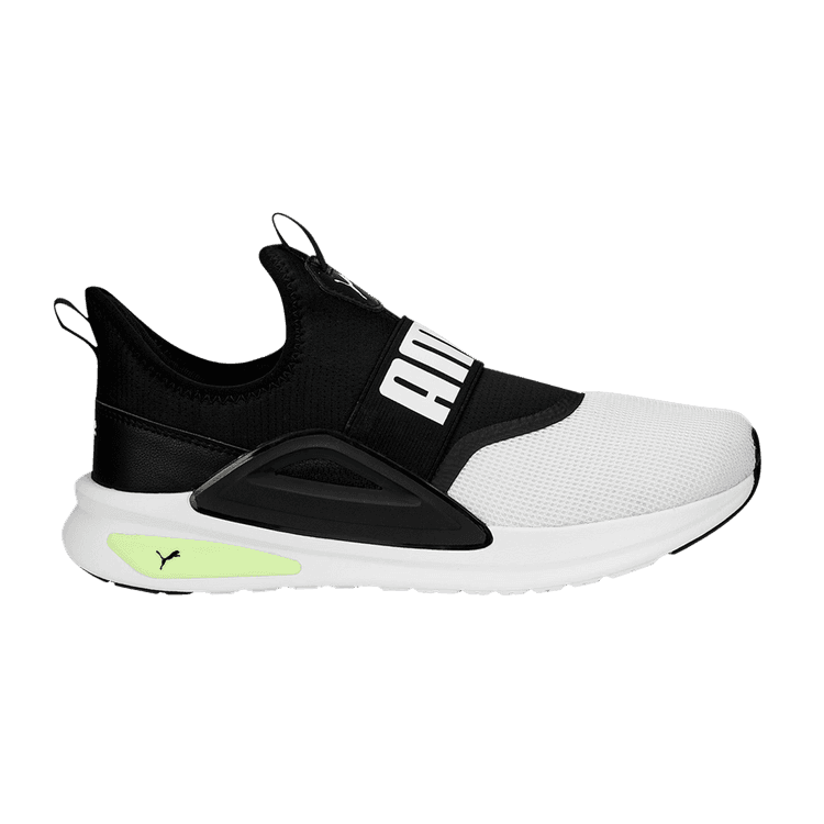 PUMA Softride Enzo Evo Slip-On 'Black White Fast Yellow'