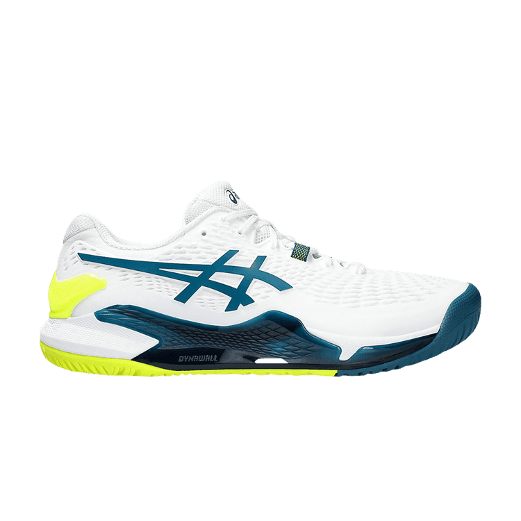 ASICS Gel-Resolution 9 Hardcourt White Restful Teal