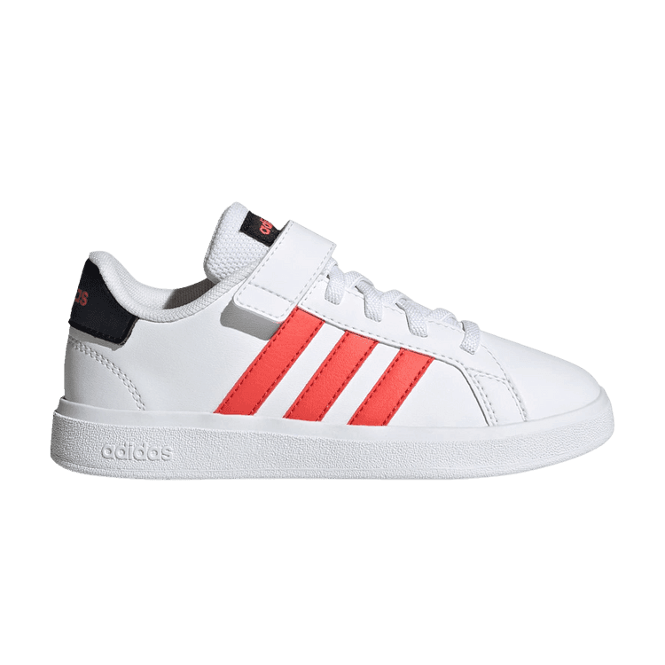 adidas Grand Court J 'White Bright Red'