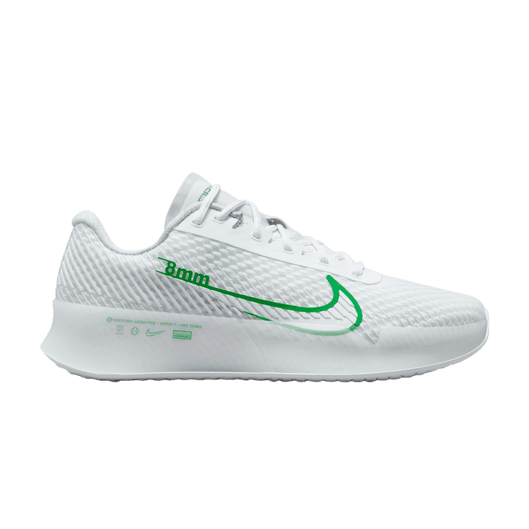 NikeCourt Air Zoom Vapor 11 HC 'White Kelly Green' (Women's)
