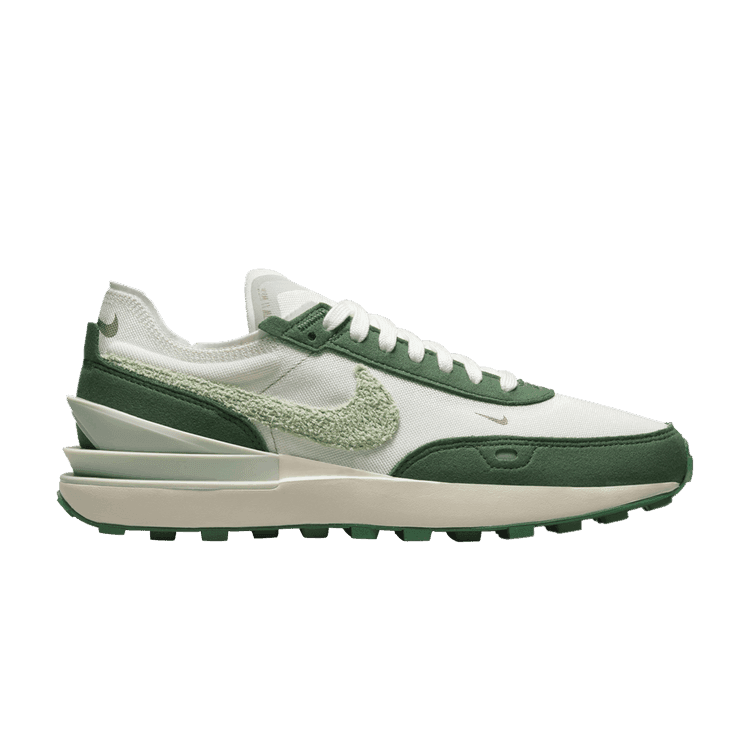 Nike Waffle One Summit White Moon Fossil Gorge Green Honeydew (Women's)