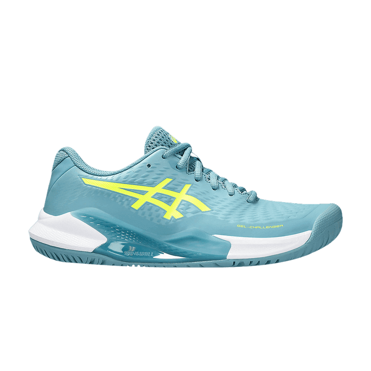 ASICS Gel-Challenger 14 Gris Blue Safety Yellow (Women's)