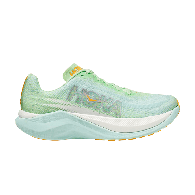 Hoka One One Mach X Lime Glow Sunlit Ocean (Women's)