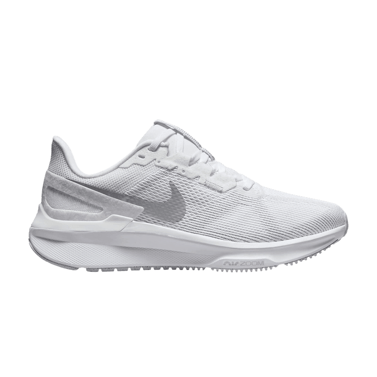 Nike Air Zoom Structure 25 Wide 'White Metallic Silver' (Women's)
