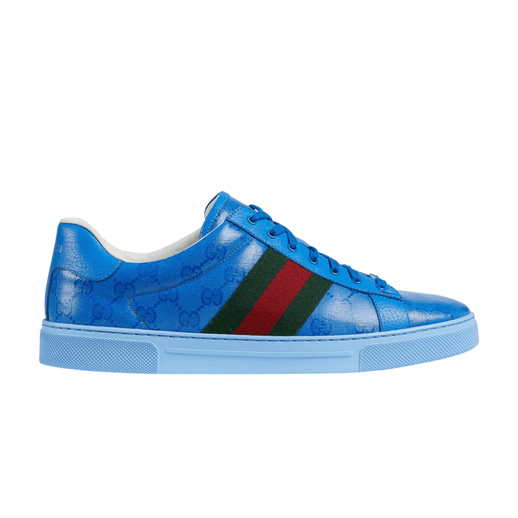 Gucci Ace 'GG Crystal Canvas - Blue'