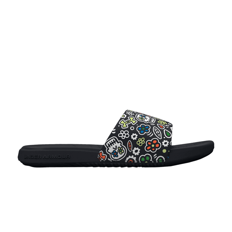 Under Armour Ansa Day Of The Dead Slides 'Black Multi'
