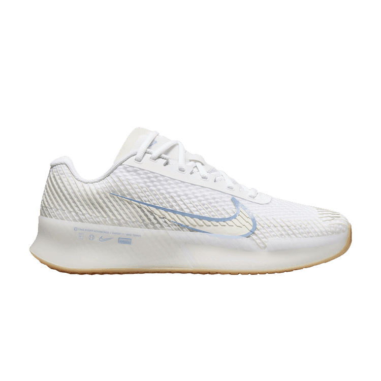 Nike Court Air Zoom Vapor 11 HC White Light Blue (Women's)
