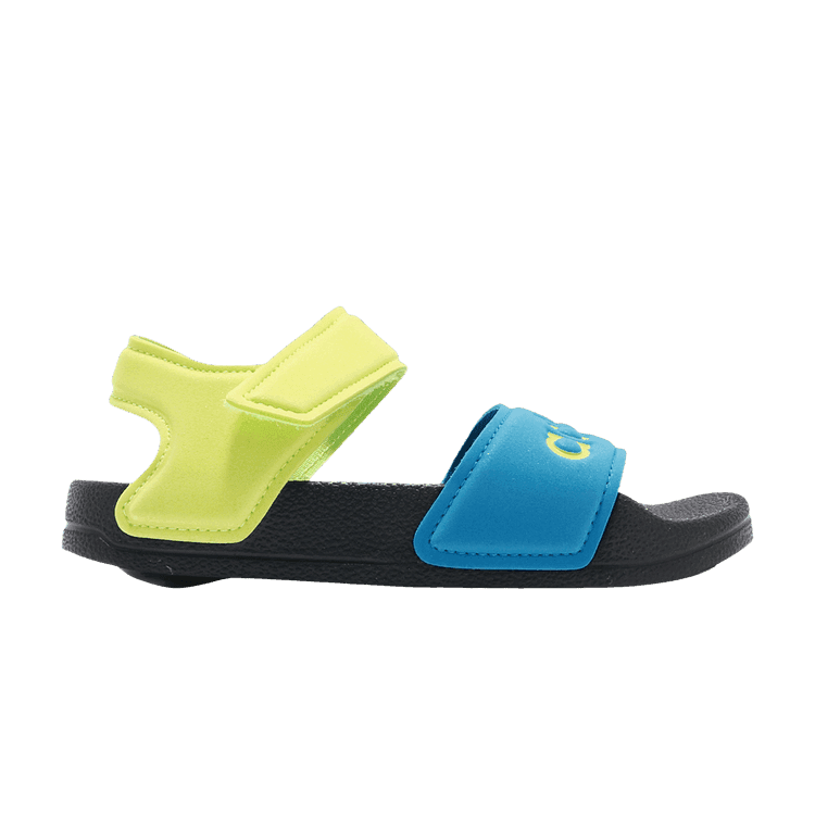 (GS) adidas Adilette Sandal K Blue Green Sandals 'Blue Green'