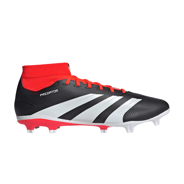 adidas Predator 24 League FG Core Black Cloud White Solar Red