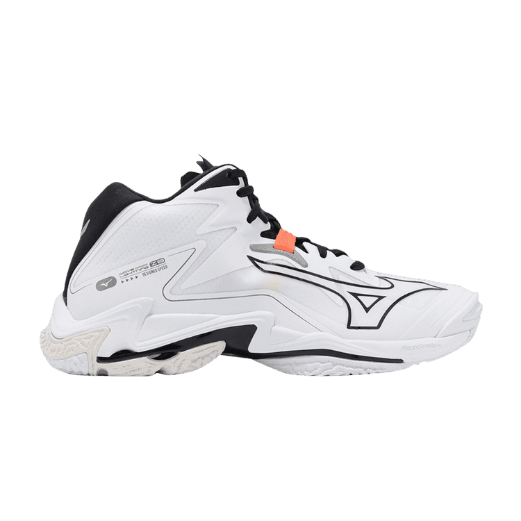 Mizuno Wave Lightning Z8 Mid 'White Black'