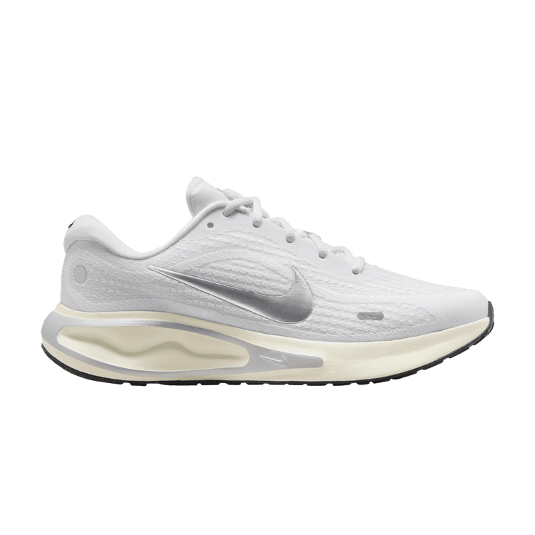 Nike Journey Run White Platinum Tint Coconut Milk Metallic Silver (Women's)