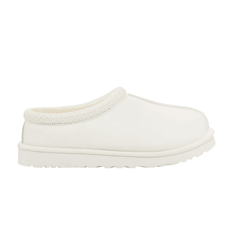 UGG Tasman Leather Slipper White