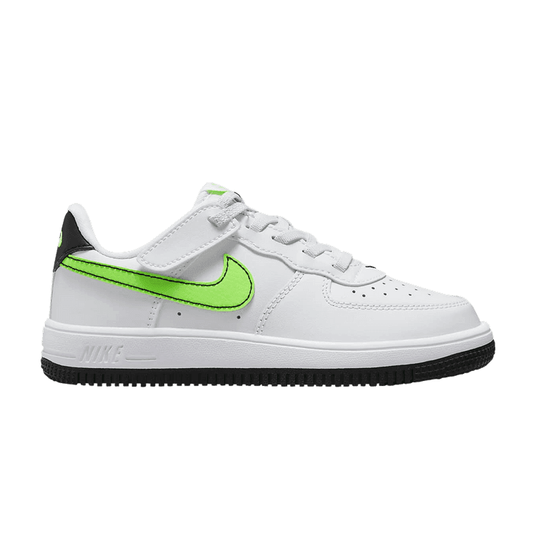 Nike Force 1 Low EasyOn White Black Green Strike (PS)