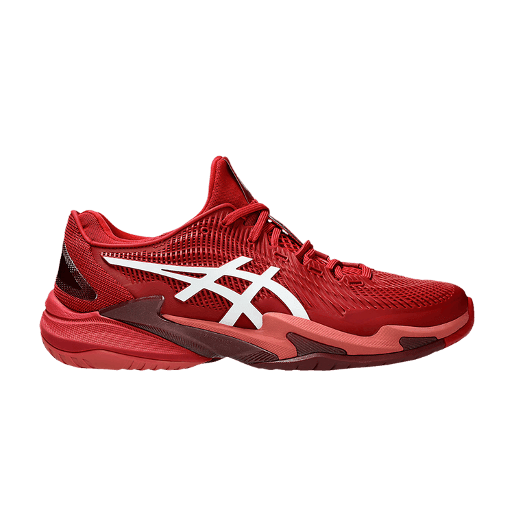ASICS Court FF 3 Novak Cranberry White