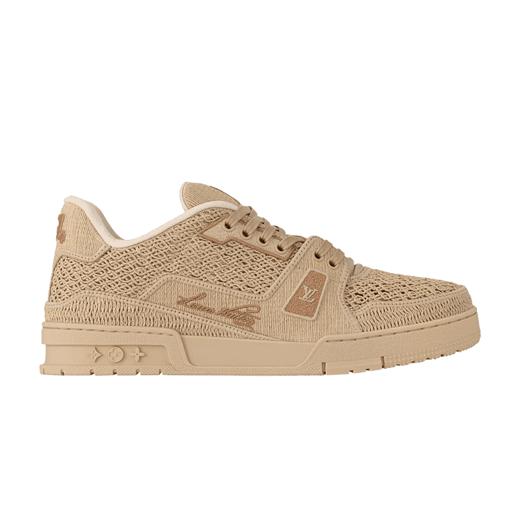 Louis Vuitton LV Trainer Beige Raffia