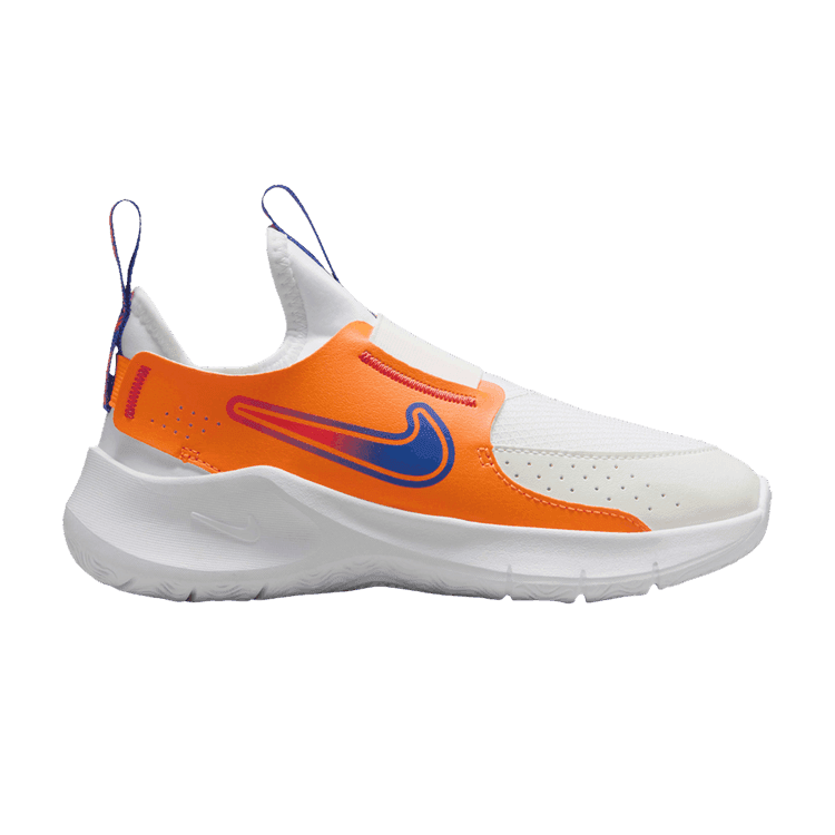 Nike Flex Runner 3 White Total Orange Team Orange Astronomy Blue (PS)
