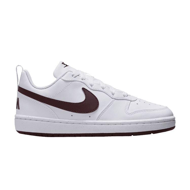 Nike Court Borough Low Recraft White Burgundy Crush (GS)