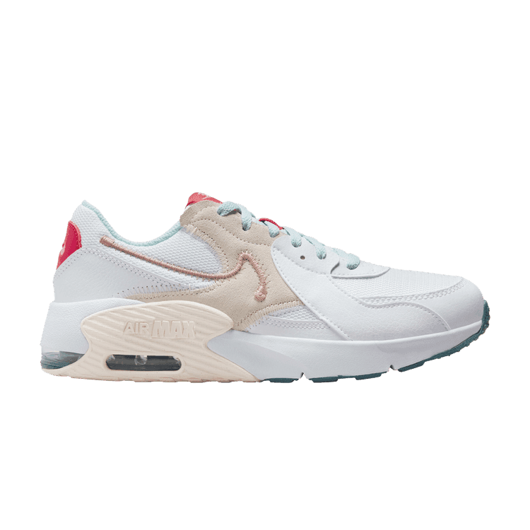 Nike Air Max Excee White Guava Ice Siren Red Red Stardust (GS)