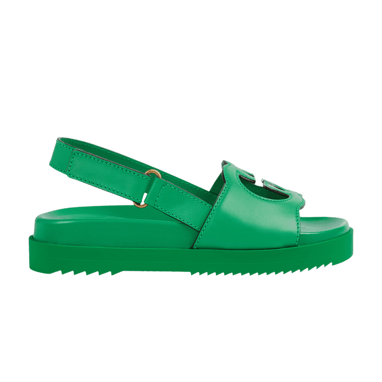 Gucci Sandal 'Interlocking G - Green' (Women's)