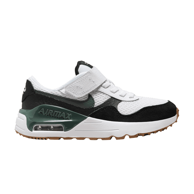 Nike Air Max SYSTM White Black Barely Volt Vintage Green (PS)