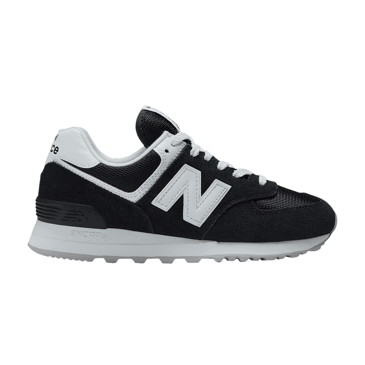 New Balance 574 Black White (Women's)