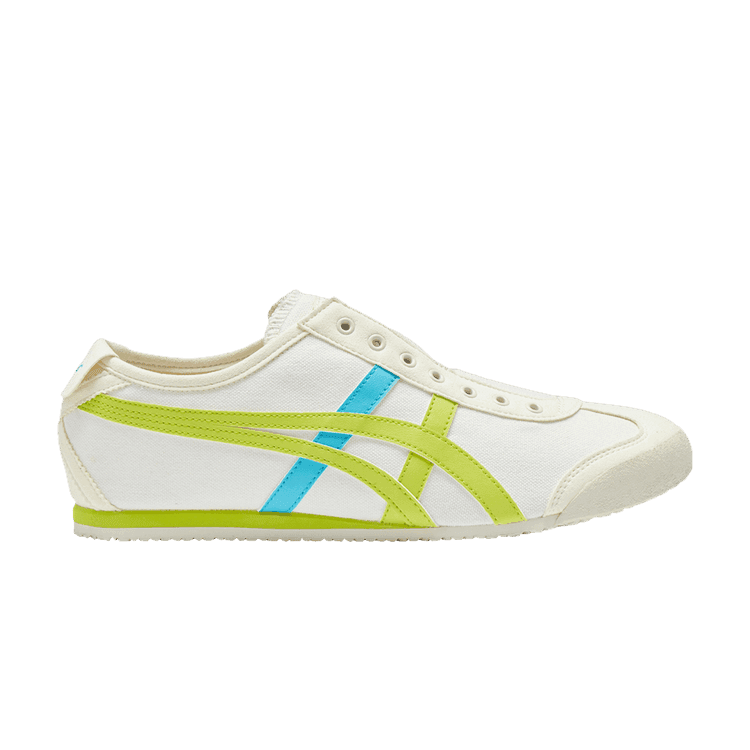 ASICS Onitsuka Tiger Mexico 66 Slip-On Cream Neon Lime