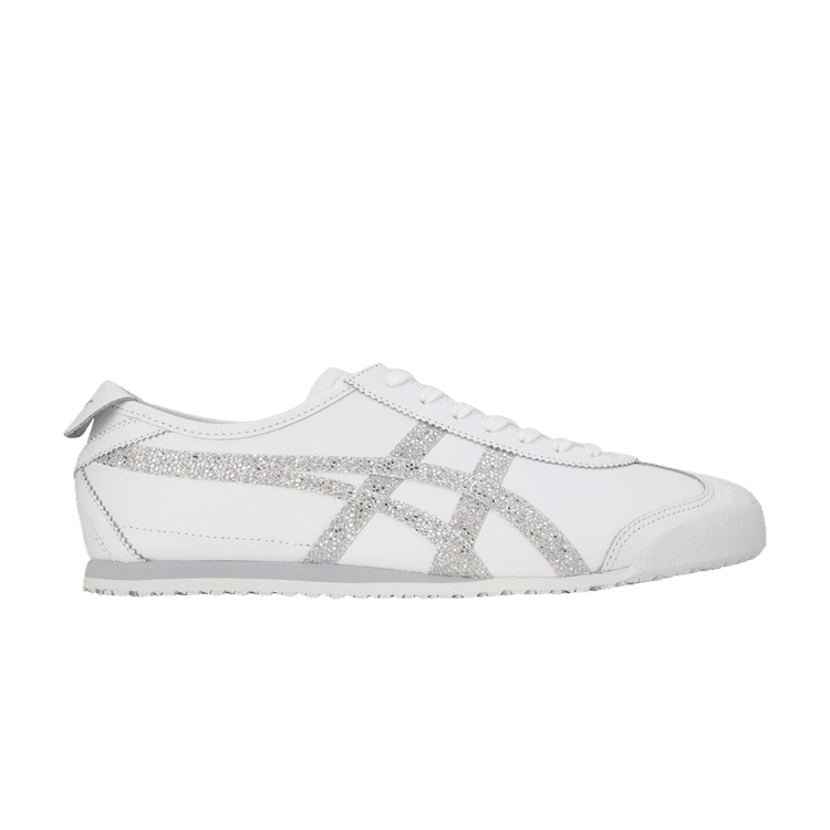 ASICS Onitsuka Tiger Mexico 66 Candy Glitter Series White Pure Silver