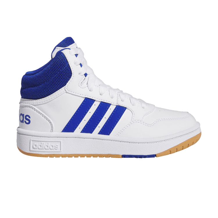 adidas Hoops 3.0 Mid K 'White Royal Blue'