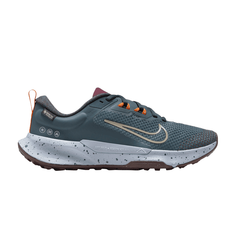 Nike Juniper Trail 2 Gore-Tex Deep Jungle Night Maroon Safety Orange Khaki (Women's)