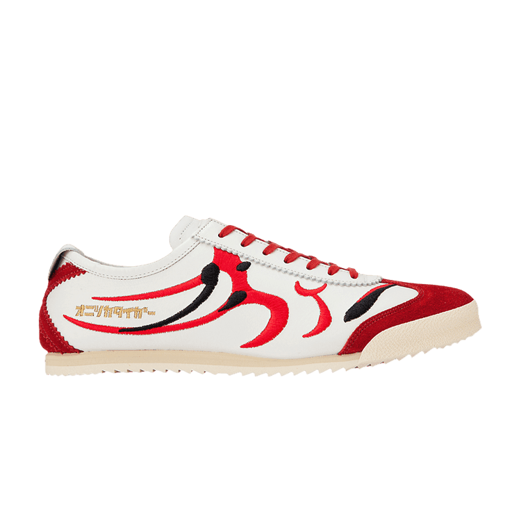 ASICS Onitsuka Tiger Mexico 66 Deluxe NM White Classic Red Kumadori