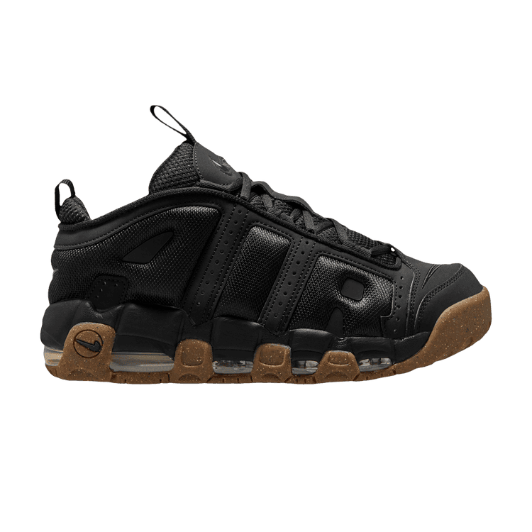 Nike Air More Uptempo Low Black Gum