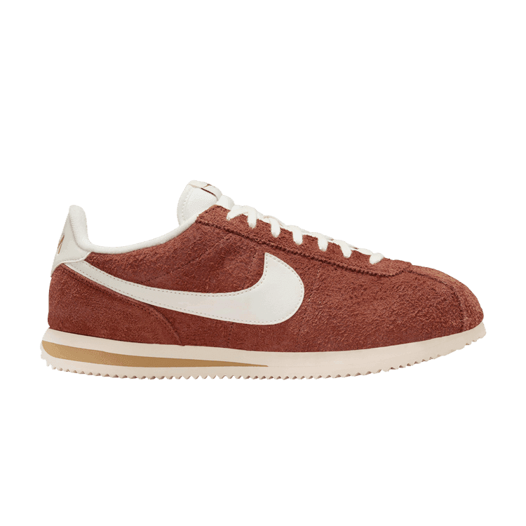Nike Cortez SE Suede Dark Russet Flax Muslin Sail