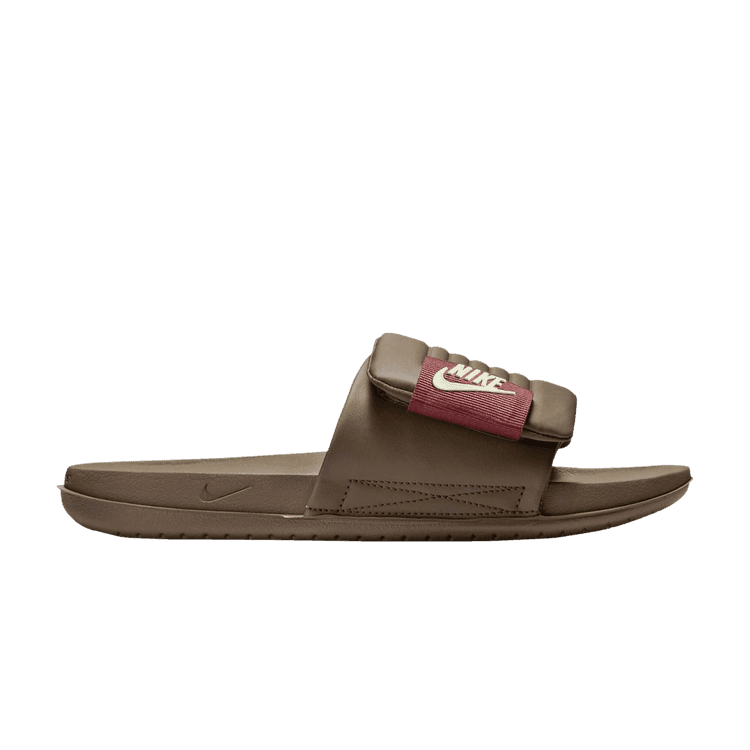 Nike Offcourt Adjust Slide Ironstone Red Sepia Coconut Milk