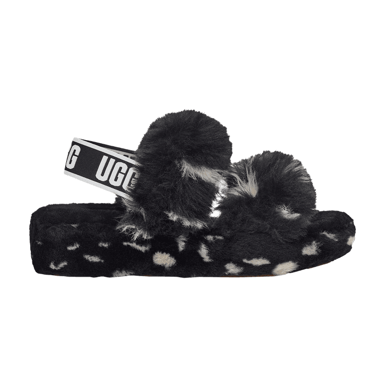 UGG Oh Yeah Spots Slide Black (Women's)