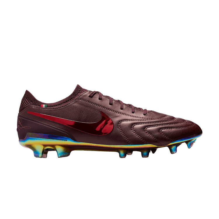 Nike Tiempo Legend 10 Elite Luxe FG Montebelluna Leather Port Wine