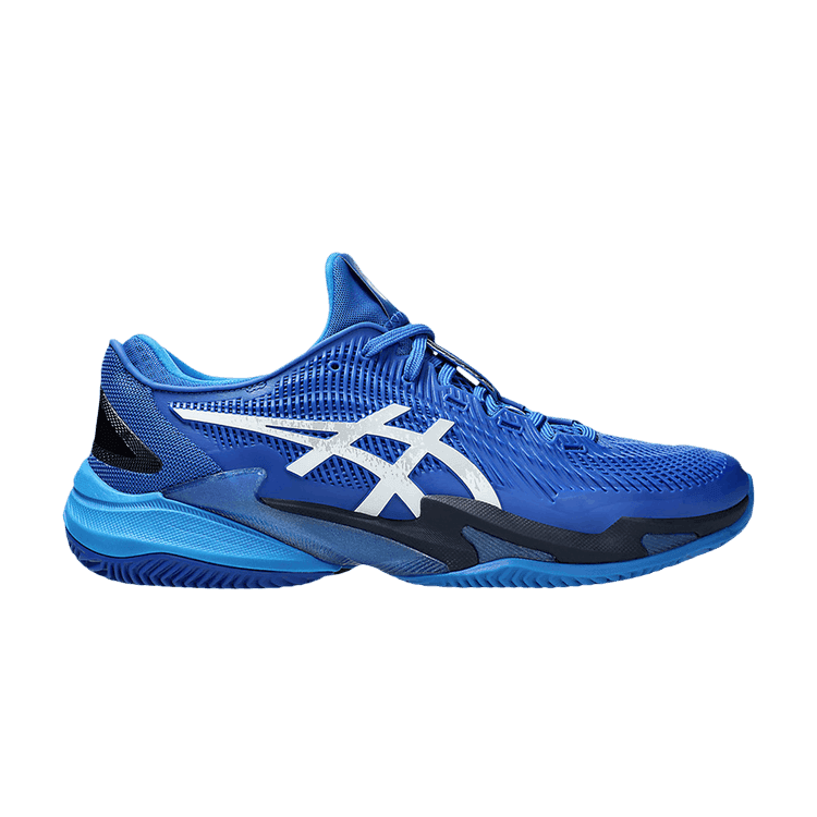 ASICS Court FF 3 Novak Clay Tuna Blue Pure Silver